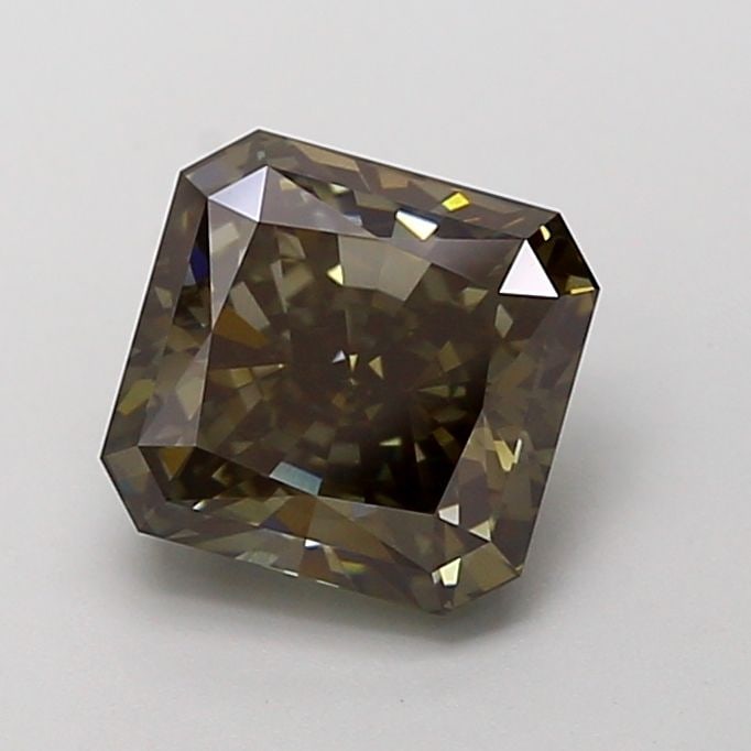 Loose Lab Diamond - IGI Square Radiant 2.53ct Fancy Deep Gray Green VVS2 (1 of 1)