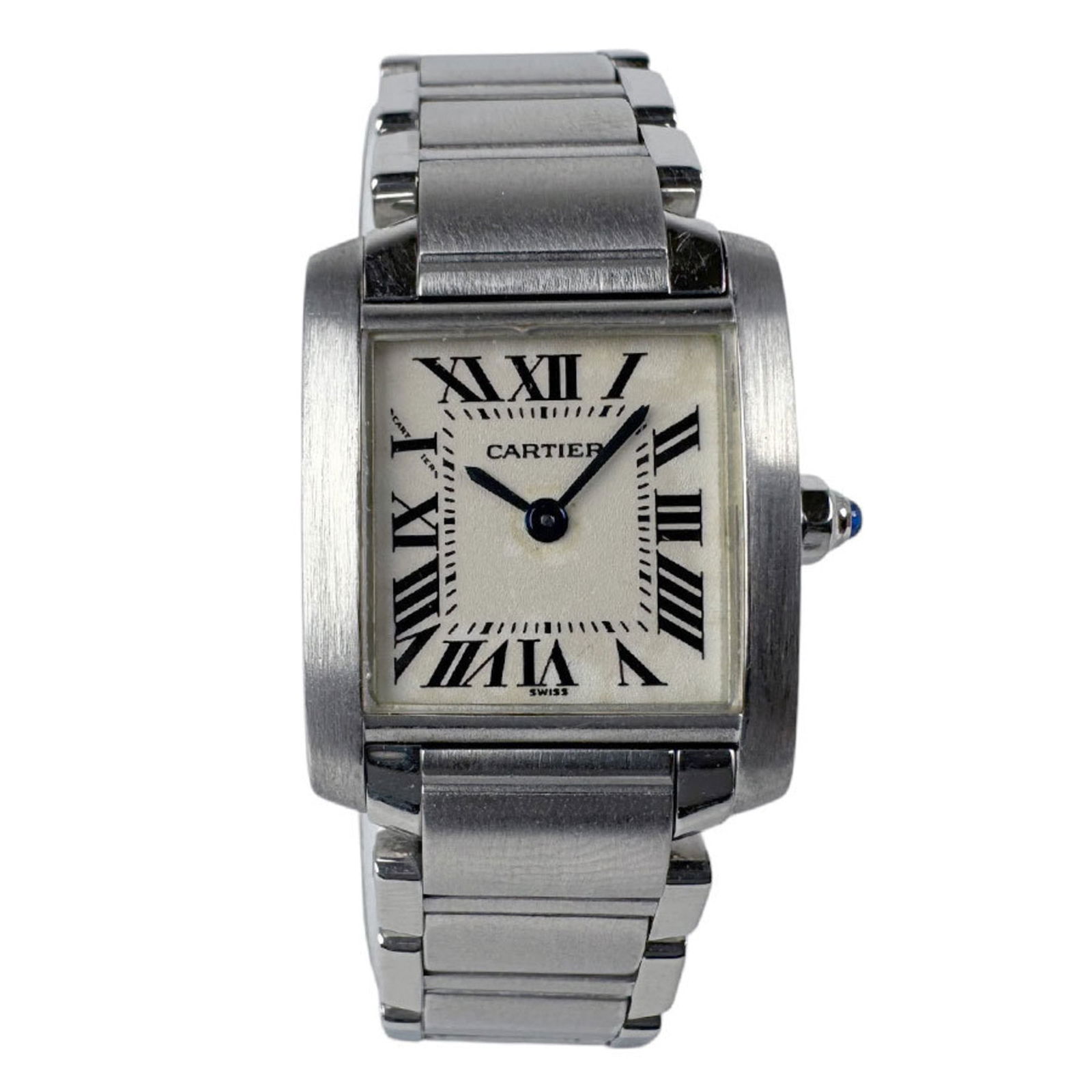 Wristwatch Cartier: Wristwatch Cartier This listing features Wristwatch Cartier. Item specifics are provided below. Item Specifics: Brand: Cartier Type: Wristwatch Gender: Women Material (Case): Stainless Steel