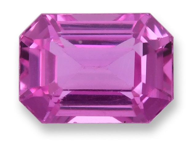 Loose Sapphire Gemstone - Emerald 1.27ct Pink EC (1 of 1)