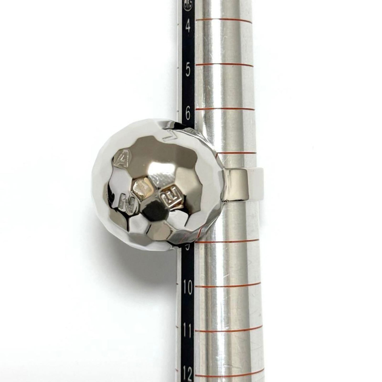 Silver Chanel Band Ring - 9