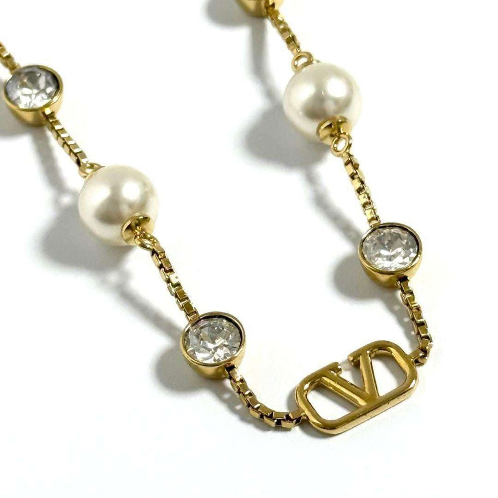 Necklace Valentino Women's Station V Logo (1 of 10)