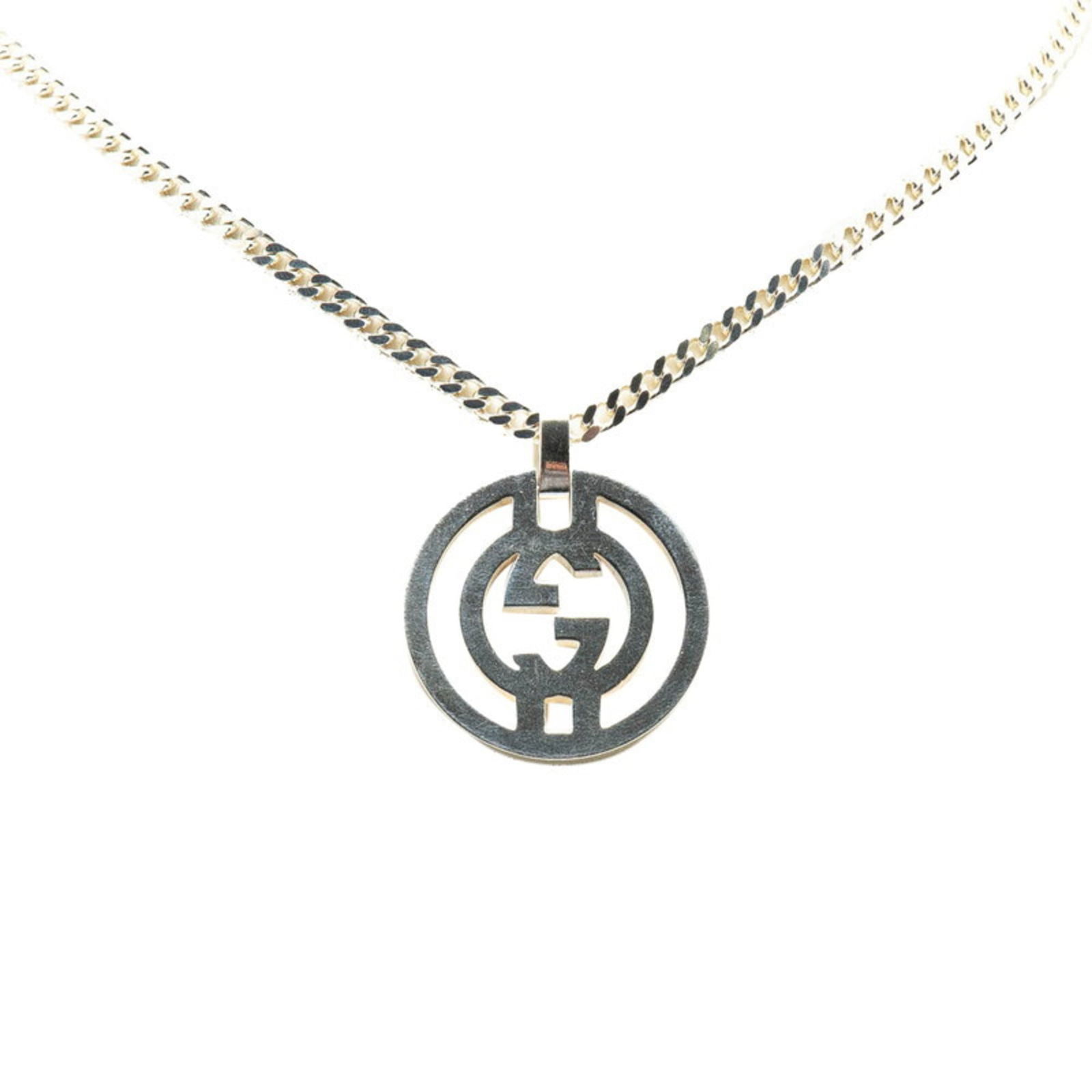 GUCCI Interlocking G Necklace SV925 Silver Women's: GUCCI Interlocking G Necklace SV925 Silver Women's This listing features GUCCI Interlocking G Necklace SV925 Silver Women's. Item specifics are provided below. Item Specifics: Brand: Gucci Necklace Ty