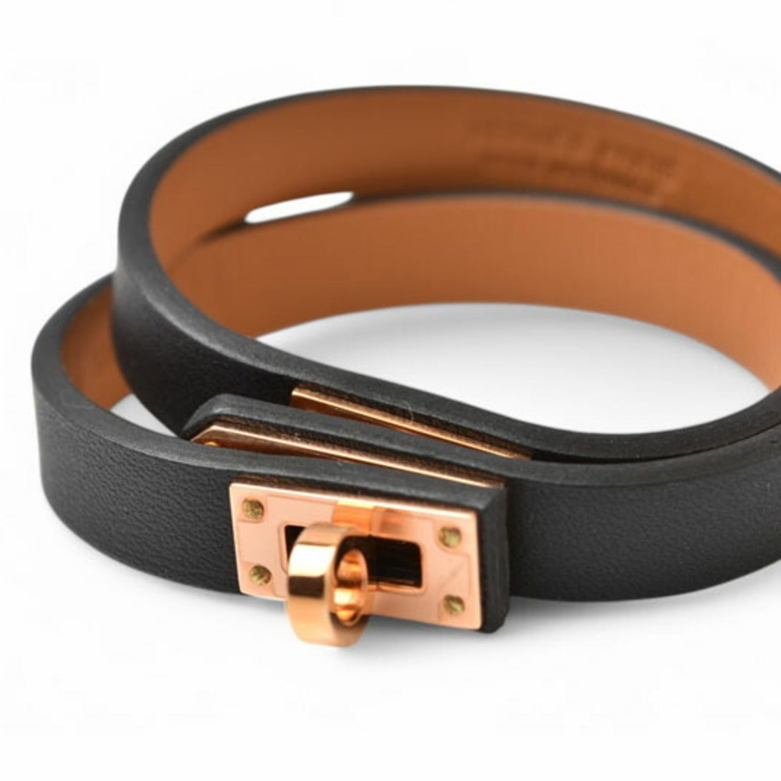 Leather Hermes Bangle: Leather Hermes Bangle This listing features Leather Hermes Bangle. Item specifics are provided below. Item Specifics: Brand: Hermes Type: Bangle Gender: Women Material: Leather Color: Black, Pink
