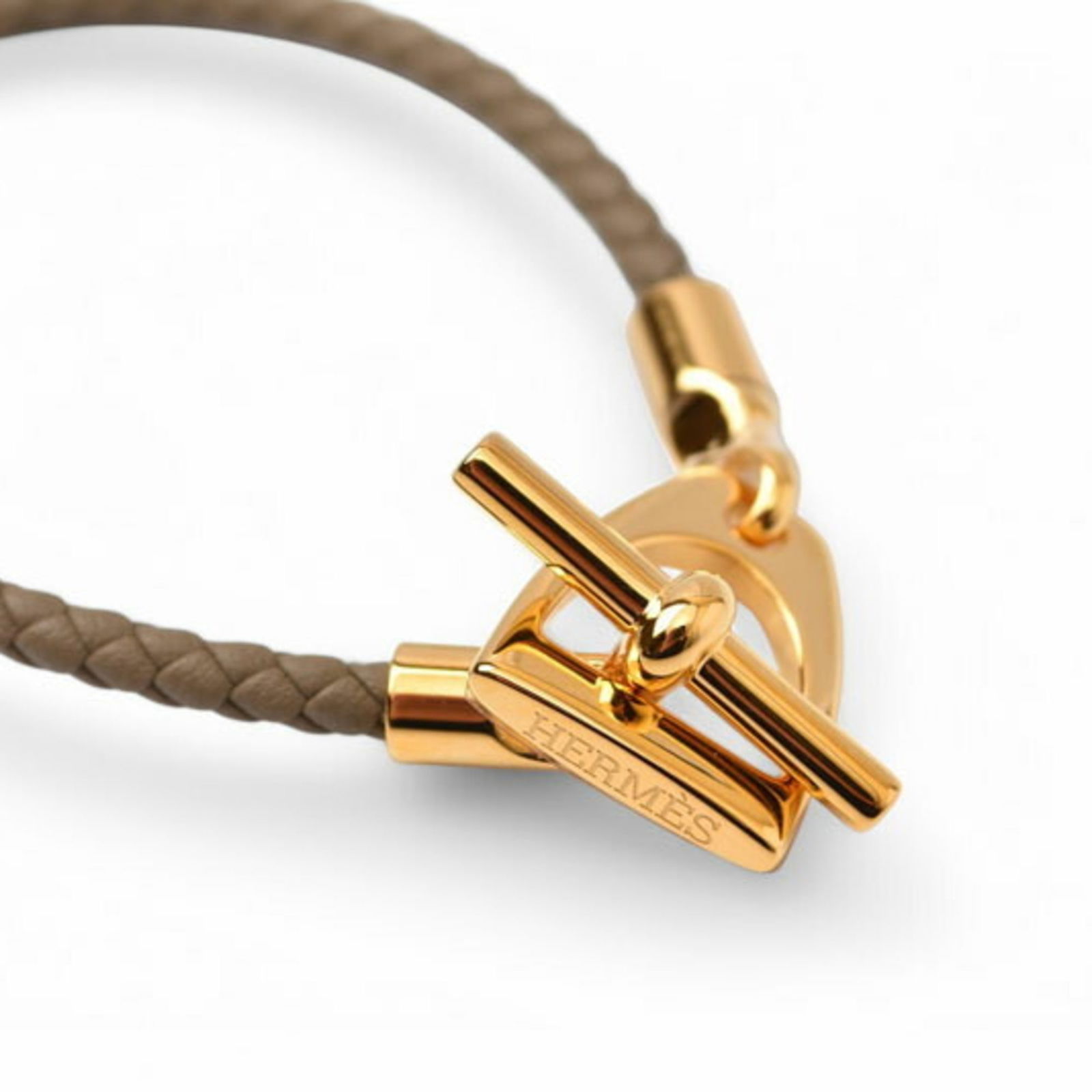 Leather Hermes Bangle - 4