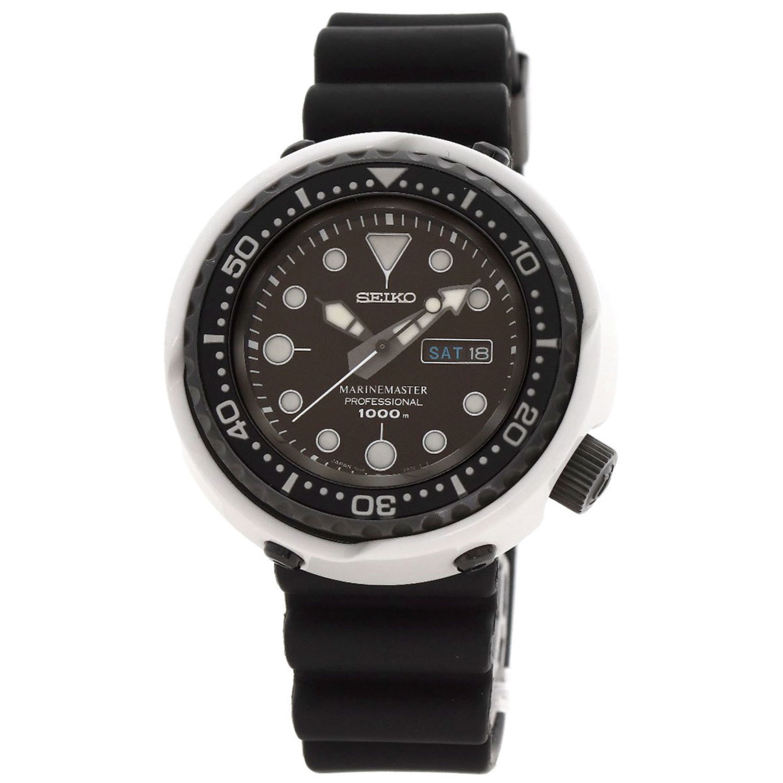 Wristwatch Seiko: Wristwatch Seiko This listing features Wristwatch Seiko. Item specifics are provided below. Item Specifics: Brand: Seiko Type: Wristwatch Gender: Men Material (Case): Titanium Ceramic Material (Band):