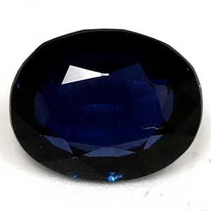 Loose Sapphire Gemstone - Oval 1.1ct Blue SI (1 of 1)