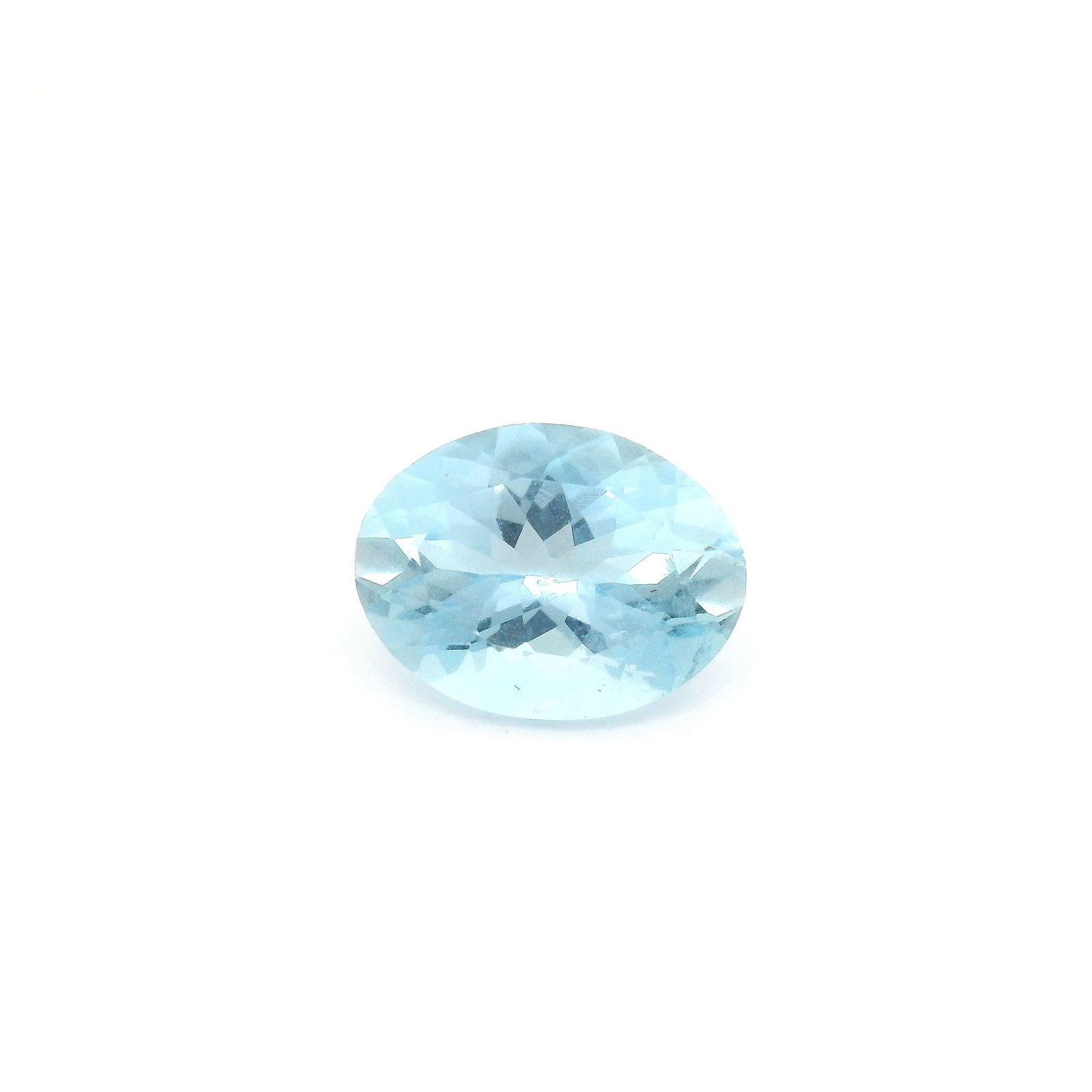 Loose Aquamarine Gemstone - GSI Oval 1.41ct Blue SI (1 of 1)