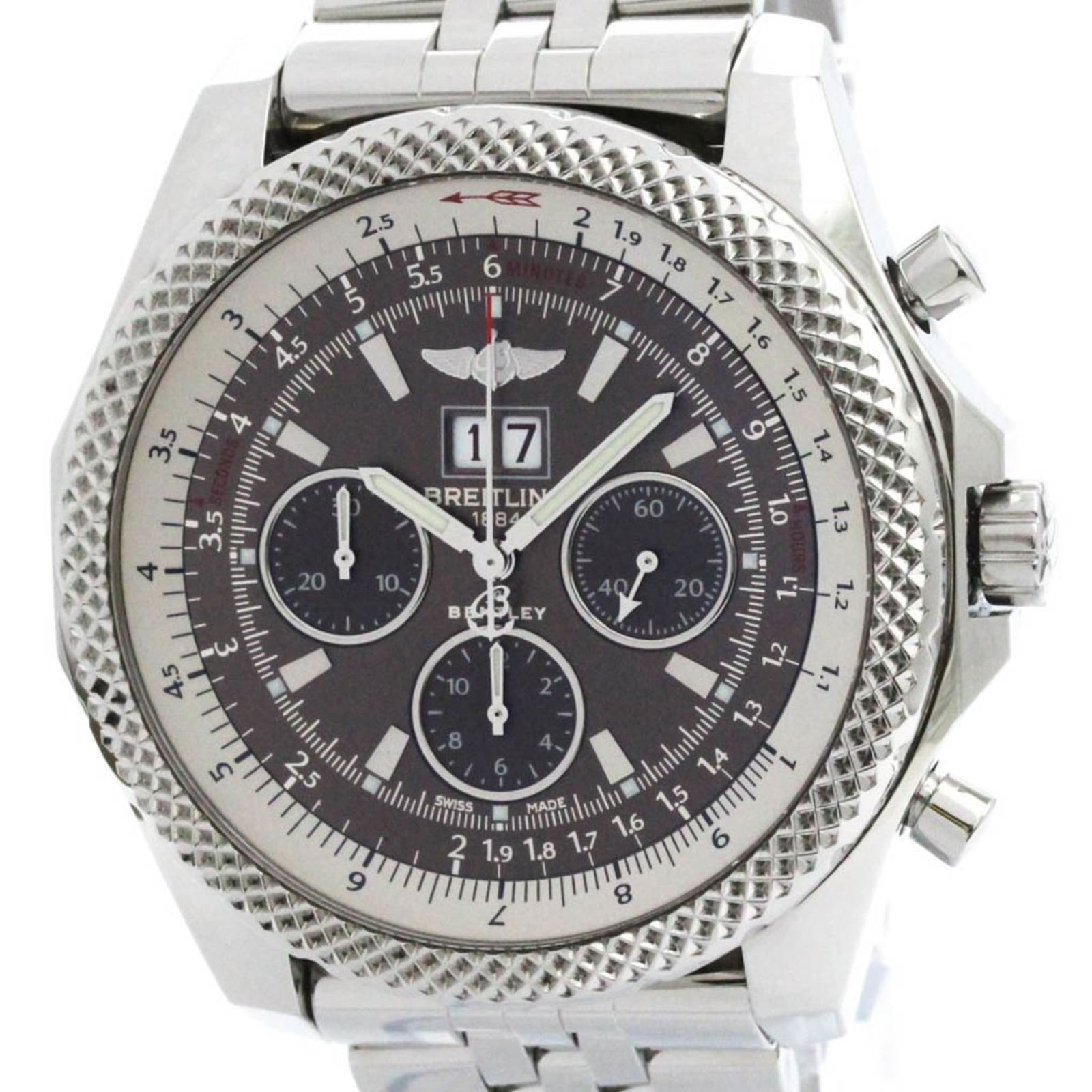 Wristwatch Breitling: Wristwatch Breitling This listing features Wristwatch Breitling. Item specifics are provided below. Item Specifics: Brand: Breitling Type: Wristwatch Style: Sport Gender: Men Material (Case): Stainles
