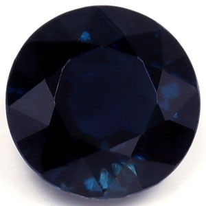 Loose Sapphire Gemstone - Round 2.23ct Blue SI (1 of 1)