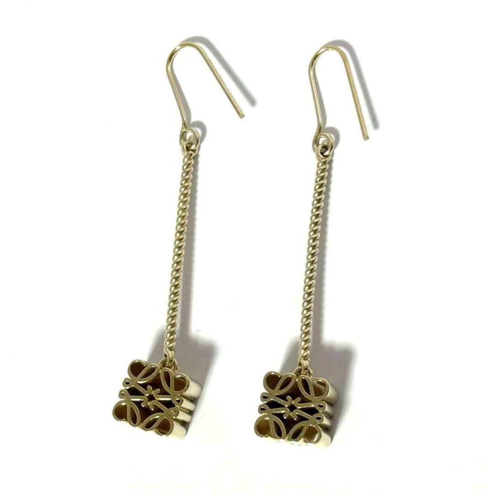 925 Loewe Drop Earrings Silver - 2