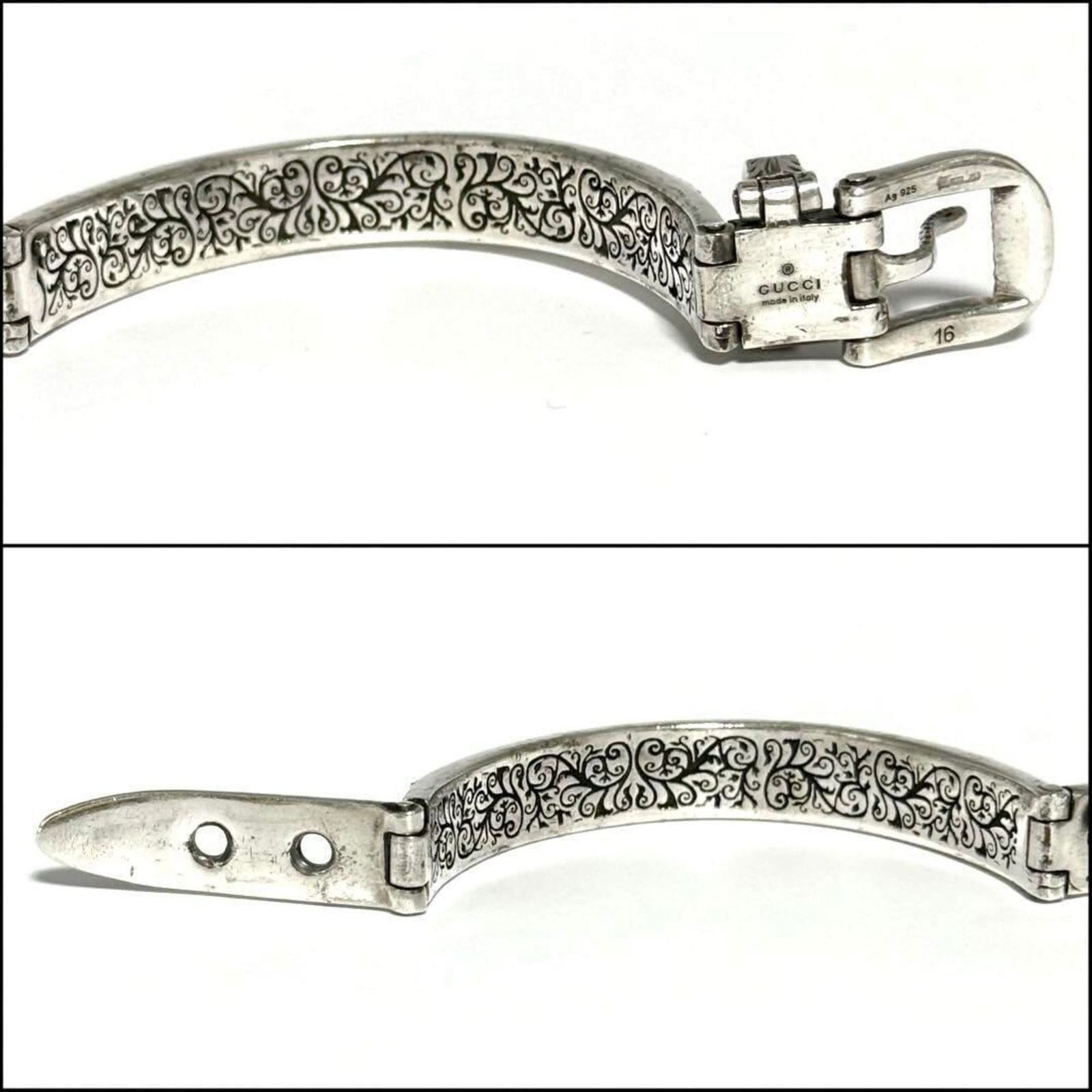 925 Gucci Bangle Silver - 4