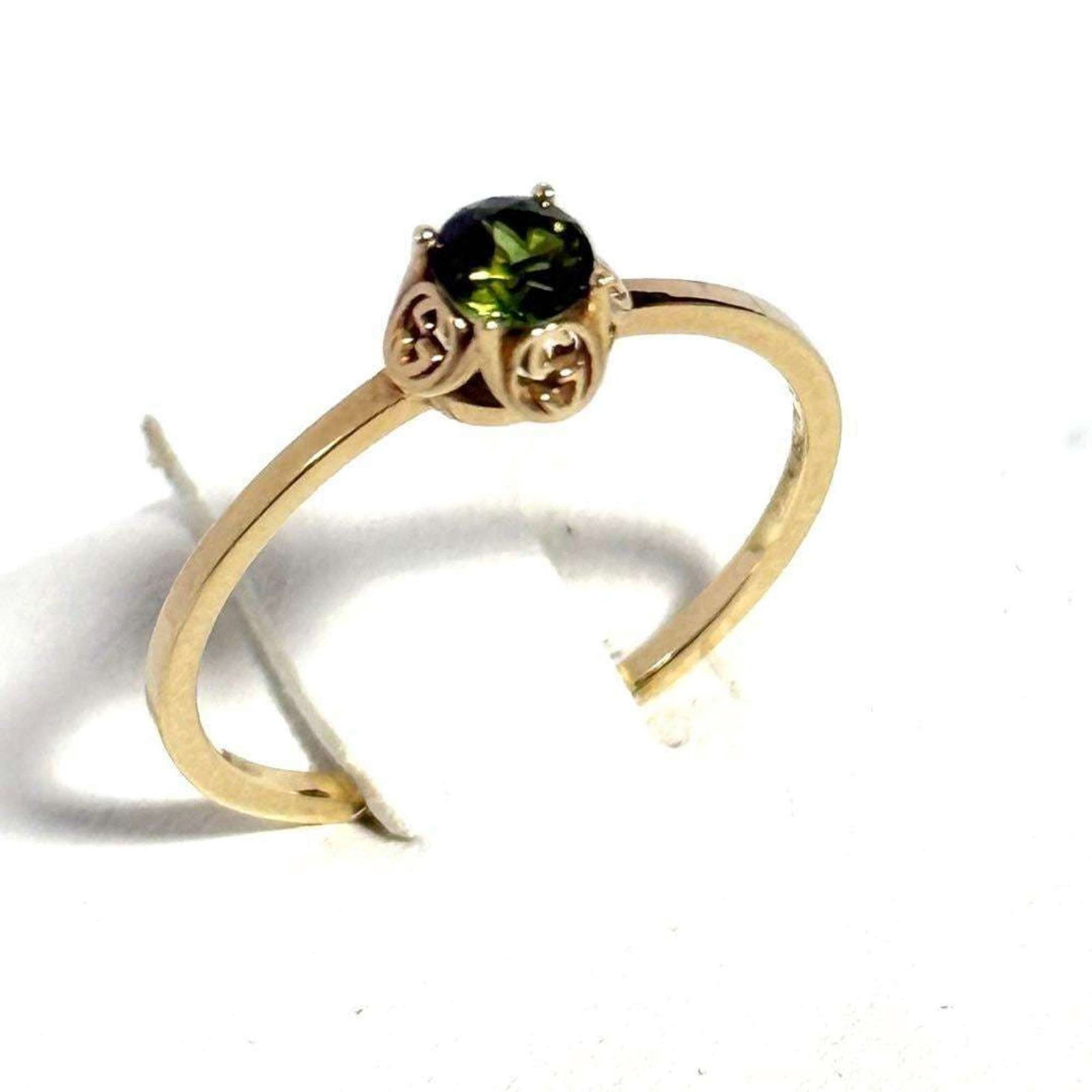 (18K) Gucci Band Ring Yellow Gold (1 of 10)