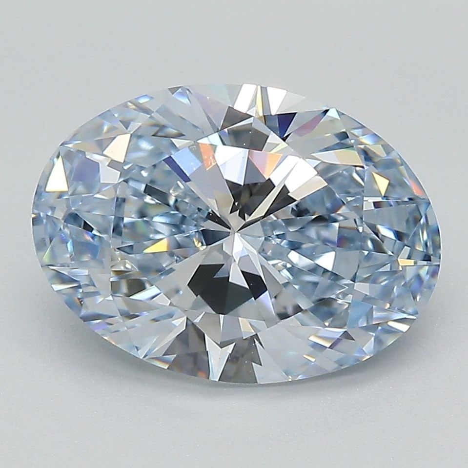 Loose Lab Diamond - IGI Oval 3.36ct Fancy Intense Blue VVS2: Loose Lab Diamond - IGI Oval 3.36ct Fancy Intense Blue VVS2 This listing features Loose Lab Diamond - IGI Oval 3.36ct Fancy Intense Blue VVS2. Item specifics are provided below. Item Specifics: