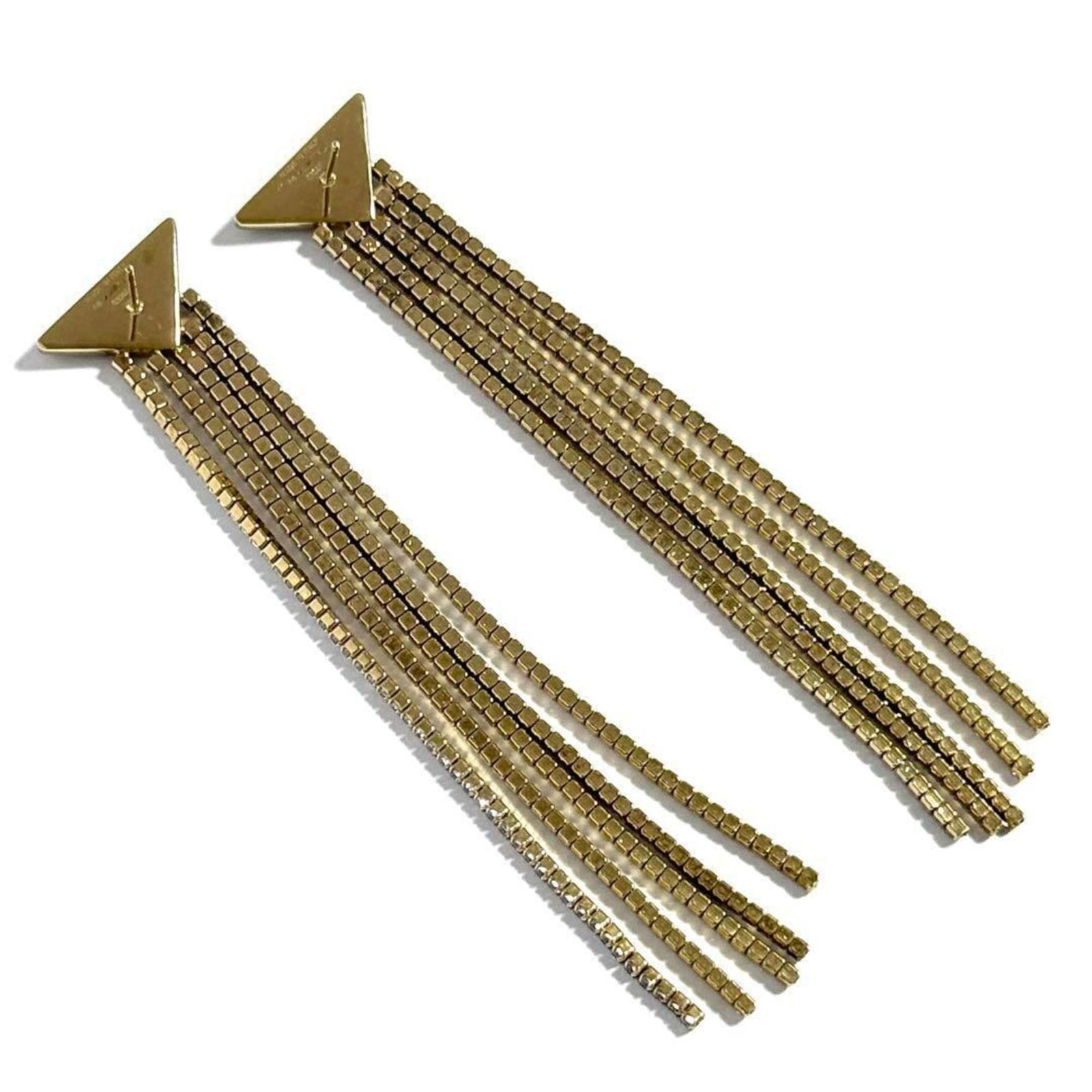 Silver 925 - Prada Stud Earrings Palladium - 2