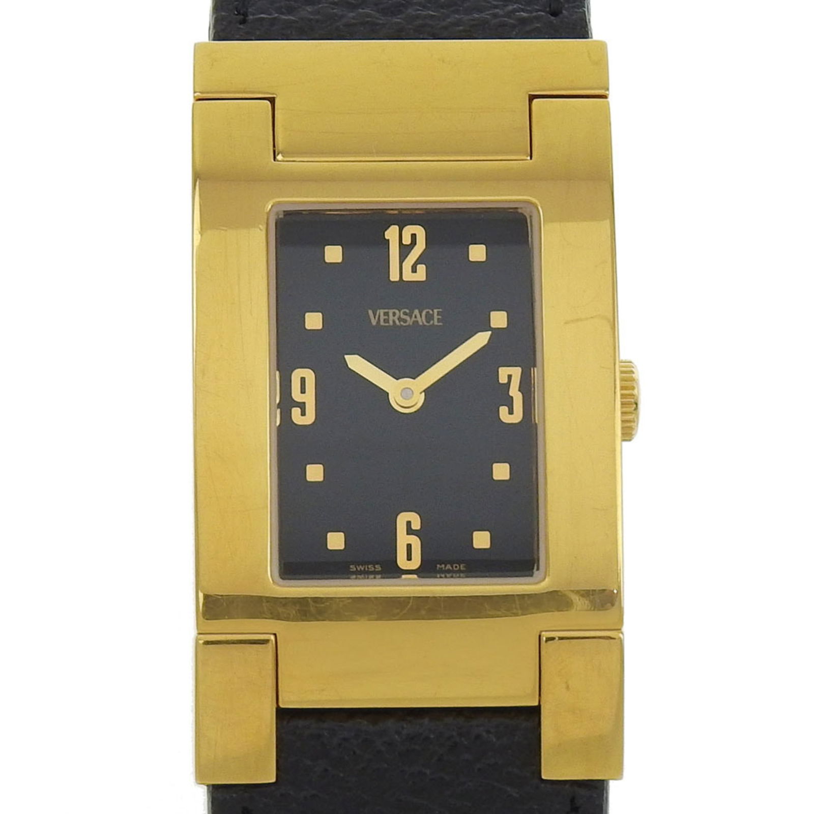 Wristwatch Versace: Wristwatch Versace This listing features Wristwatch Versace. Item specifics are provided below. Item Specifics: Brand: Versace Type: Wristwatch Gender: Women Material (Case): Gold Plated Material (Ban