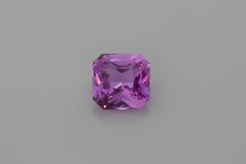 Loose Sapphire Gemstone - Asscher 1.12ct Pink EC (1 of 1)