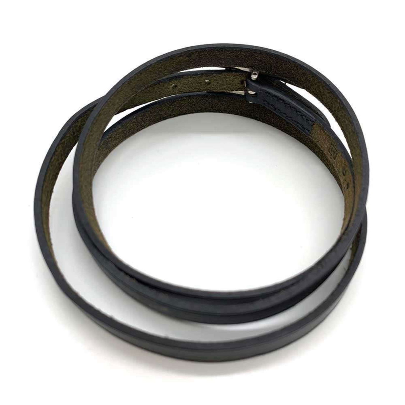 Leather Hermes Charm Bracelet - 2