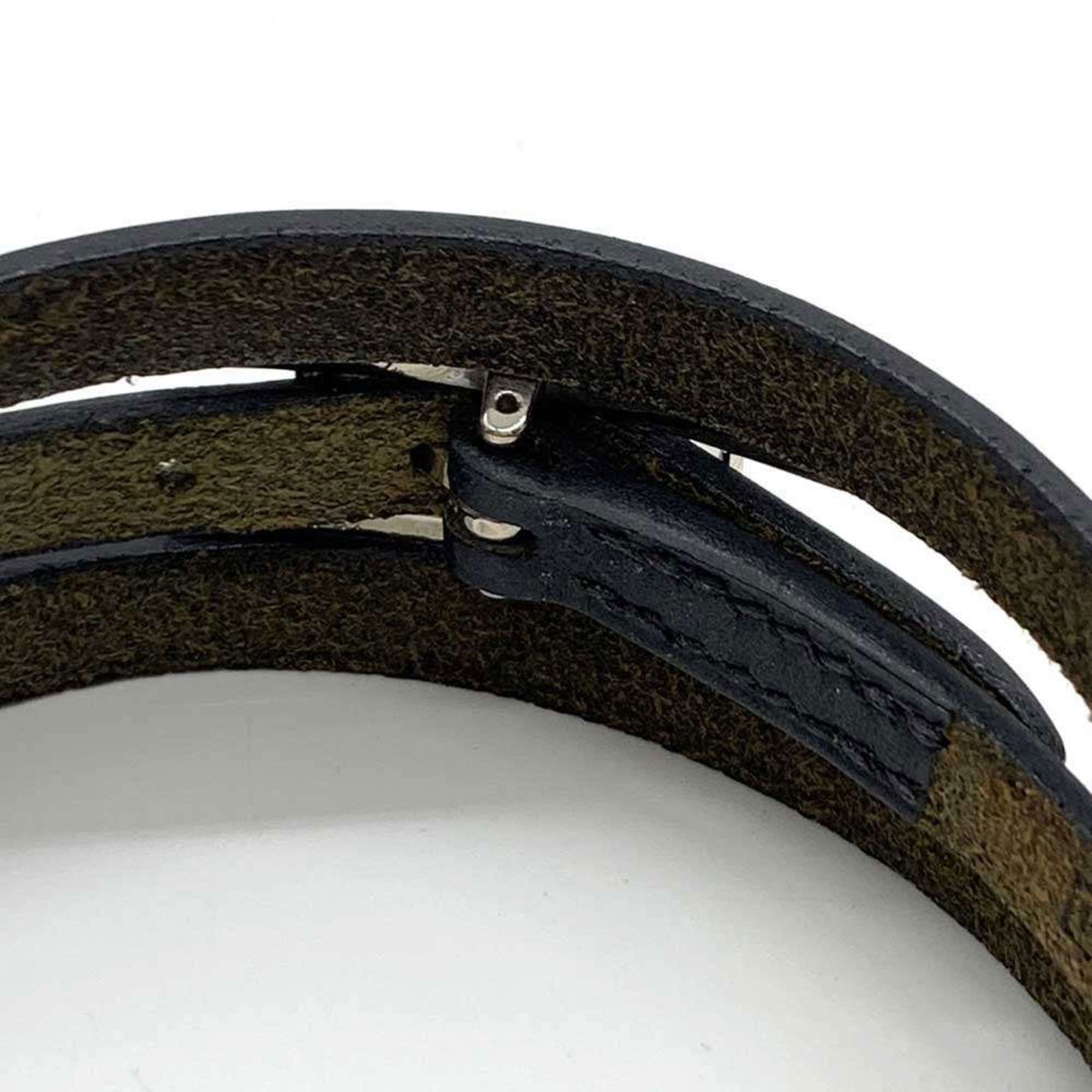 Leather Hermes Charm Bracelet - 6