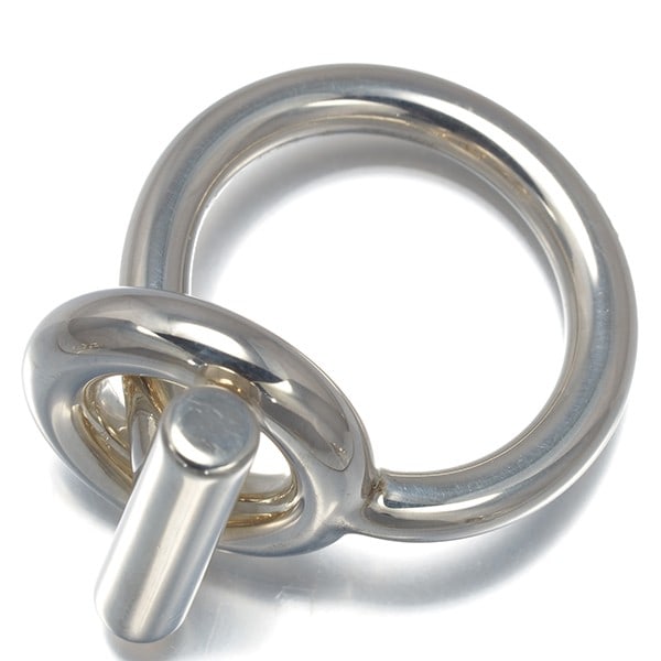 Silver Hermes Ring Echappee Eu49 925 Sterling - 3