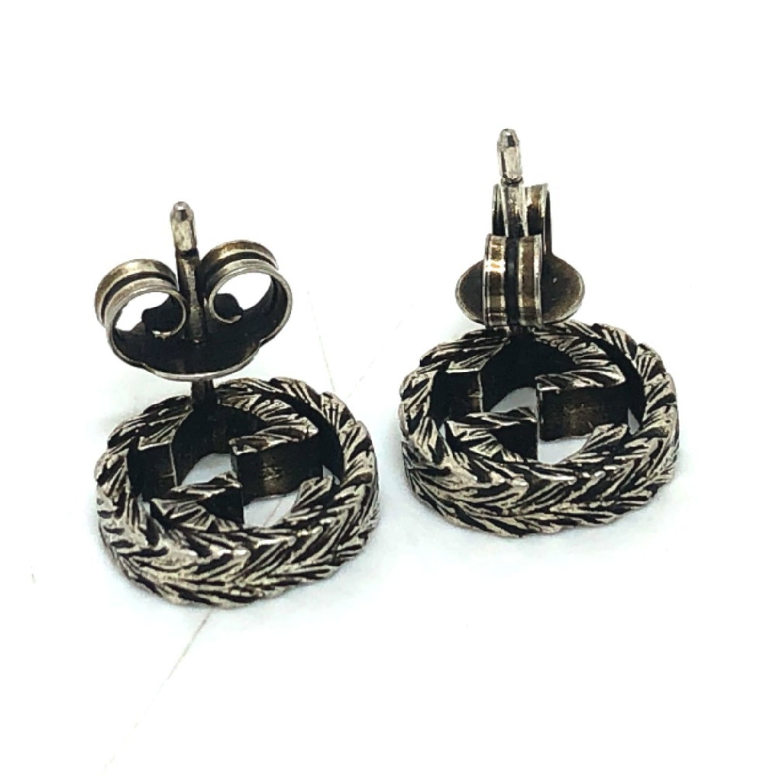 925 Gucci Stud Earrings Silver - 2