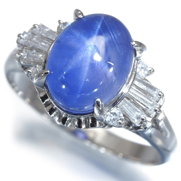 Platinum/ Tasaki Ring Star Sapphire 5.75Ct Diamond 0.23C Us5.75-6 900: Platinum/ Tasaki Ring Star Sapphire 5.75Ct Diamond 0.23C Us5.75-6 900 This listing features Platinum/ Tasaki Ring Star Sapphire 5.75Ct Diamond 0.23C Us5.75-6 900. Item specifics are provided below. 