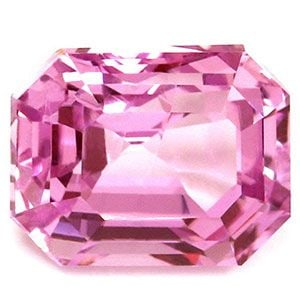 Loose Sapphire Gemstone - Emerald 1.51ct Pink EC (1 of 1)