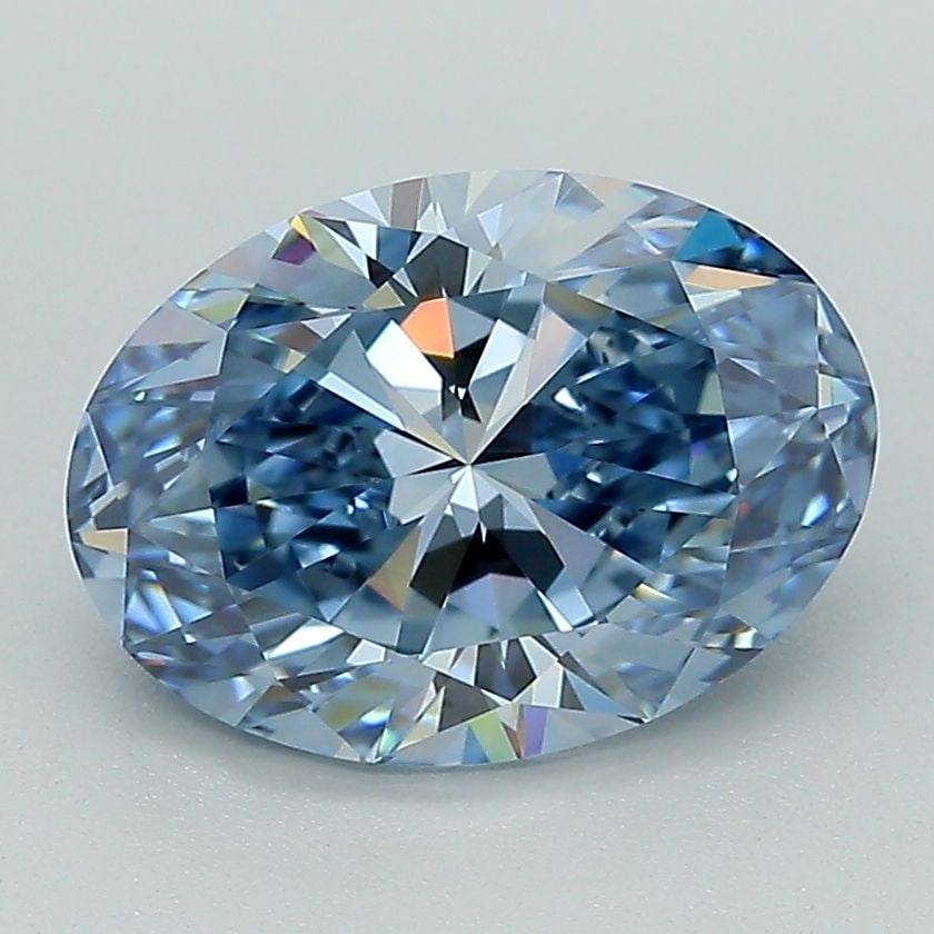 Loose Lab Diamond - IGI Oval 2.31ct Fancy Vivid Blue VVS2: Loose Lab Diamond - IGI Oval 2.31ct Fancy Vivid Blue VVS2 This listing features Loose Lab Diamond - IGI Oval 2.31ct Fancy Vivid Blue VVS2. Item specifics are provided below. Item Specifics: Source: