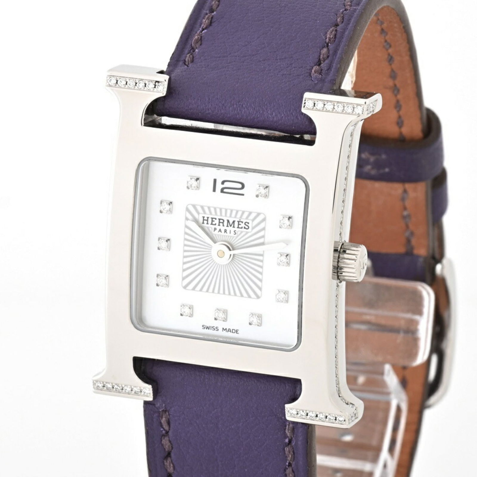 Wristwatch Hermes: Wristwatch Hermes This listing features Wristwatch Hermes. Item specifics are provided below. Item Specifics: Brand: Hermes Type: Wristwatch Gender: Women Material (Case): Stainless Steel Material (Ba