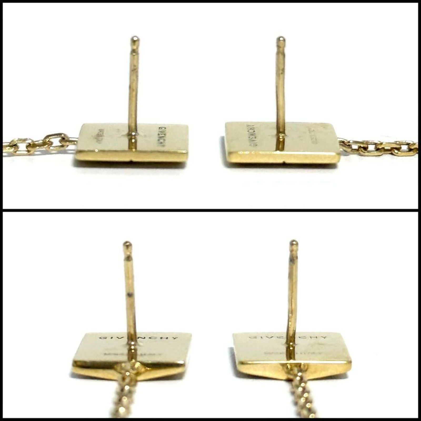 Metal Givenchy Stud Earrings - 6
