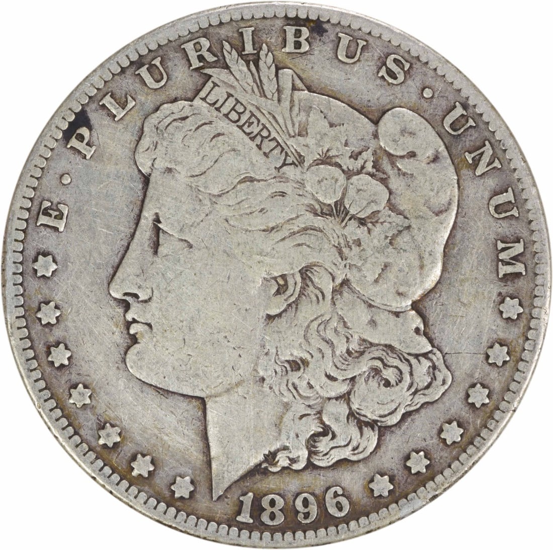 Uncertified 1896-S Morgan Silver Dollar F: Uncertified 1896-S Morgan Silver Dollar F This listing features Uncertified 1896-S Morgan Silver Dollar F. Item specifics are provided below. Item Specifics: Country Of Origin: United States Certifica