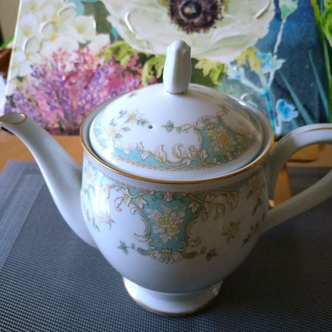 Japan Noritake Odelia Polonaise Tea Pot Teapot Fine China Porcelain Tableware (1 of 10)