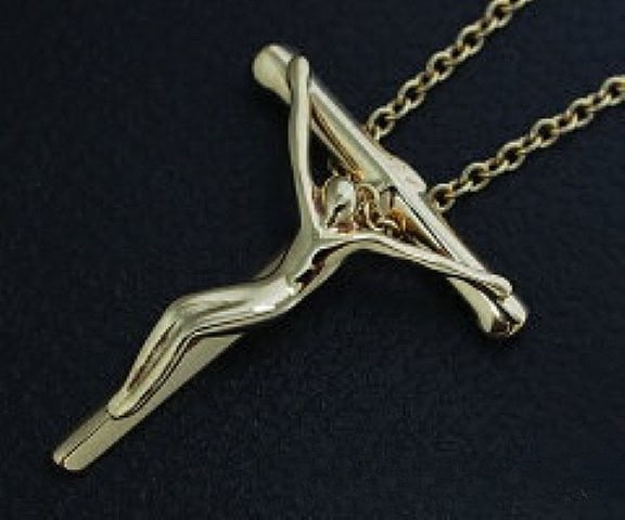 Gift Tiffany & Co Elsa Peretti Rosary Cross 18k Yellow Gold Necklace Pendant: Gift Tiffany & Co Elsa Peretti Rosary Cross 18k Yellow Gold Necklace Pendant This listing features Gift Tiffany & Co Elsa Peretti Rosary Cross 18k Yellow Gold Necklace Pendant. Item specifics are prov