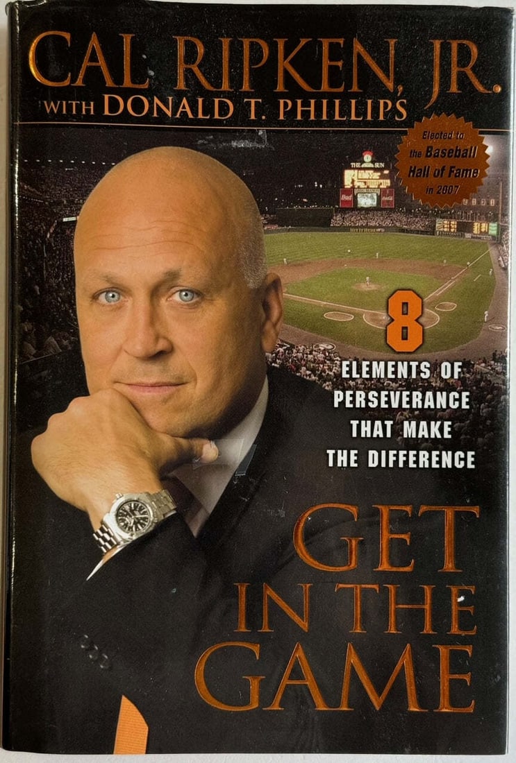 (MLB) Cal Ripken Jr. Autographed Get in the Game Book (1 of 4)