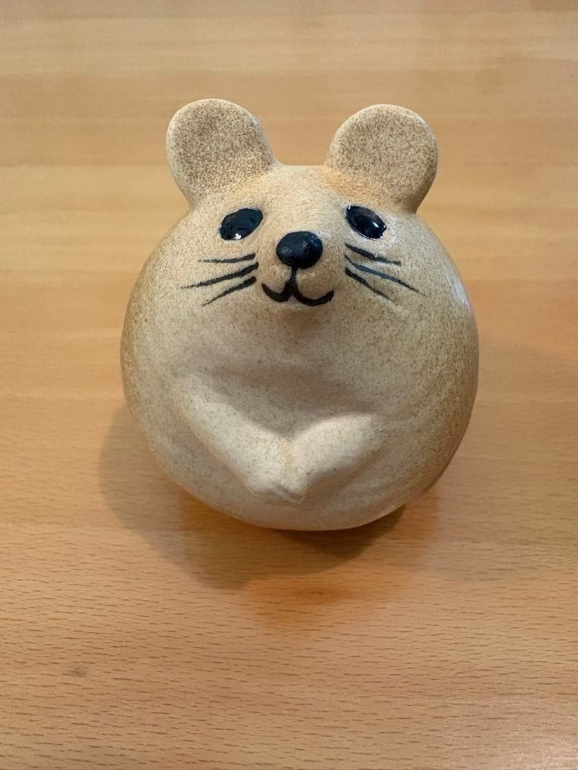 Decor Lisa Larson Mice Brown Ceramic Figurine Swedish Vintage Collectible Art (1 of 6)