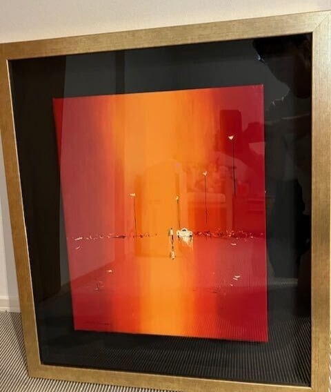 Signed Patrick Rousseau (US) My New Car Original Oil Painting 27.6 x 24.8 in (1 of 4)