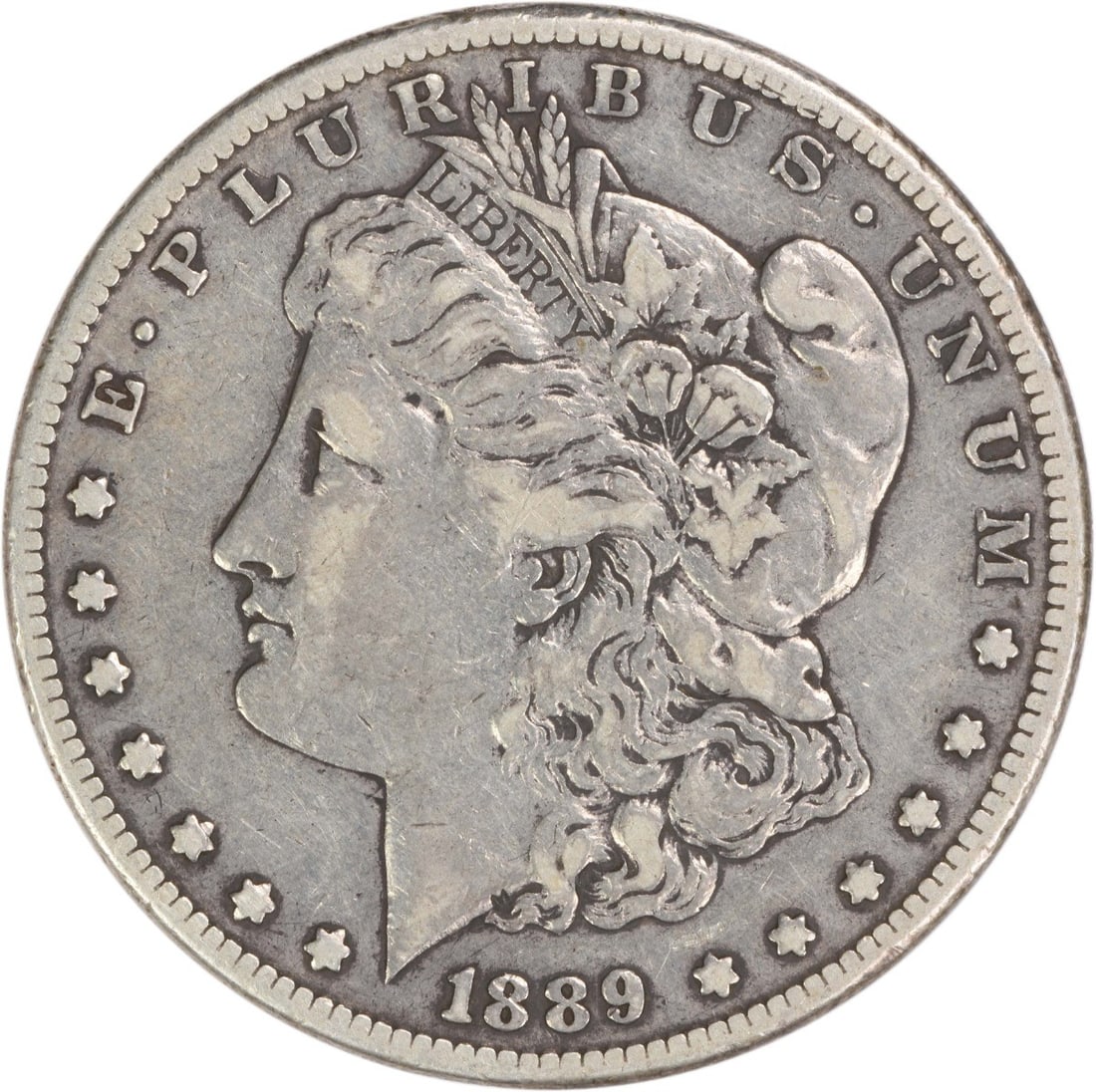 Uncertified 1889-CC Morgan Silver Dollar VF (1 of 2)