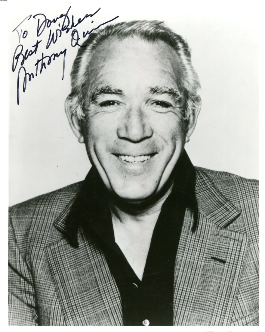 Photo Anthony Quinn Autographed 8x10 (1 of 1)
