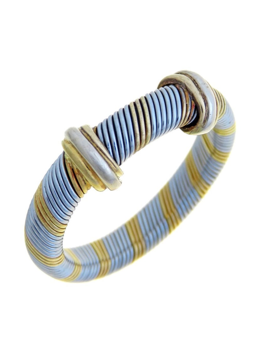 EU56 Vintage Cartier Or Et Acier 18k Tricolor Gold and Steel Ring 1980s US 7.5: EU56 Vintage Cartier Or Et Acier 18k Tricolor Gold and Steel Ring 1980s US 7.5 This listing features EU56 Vintage Cartier Or Et Acier 18k Tricolor Gold and Steel Ring 1980s US 7.5. Item specifics are