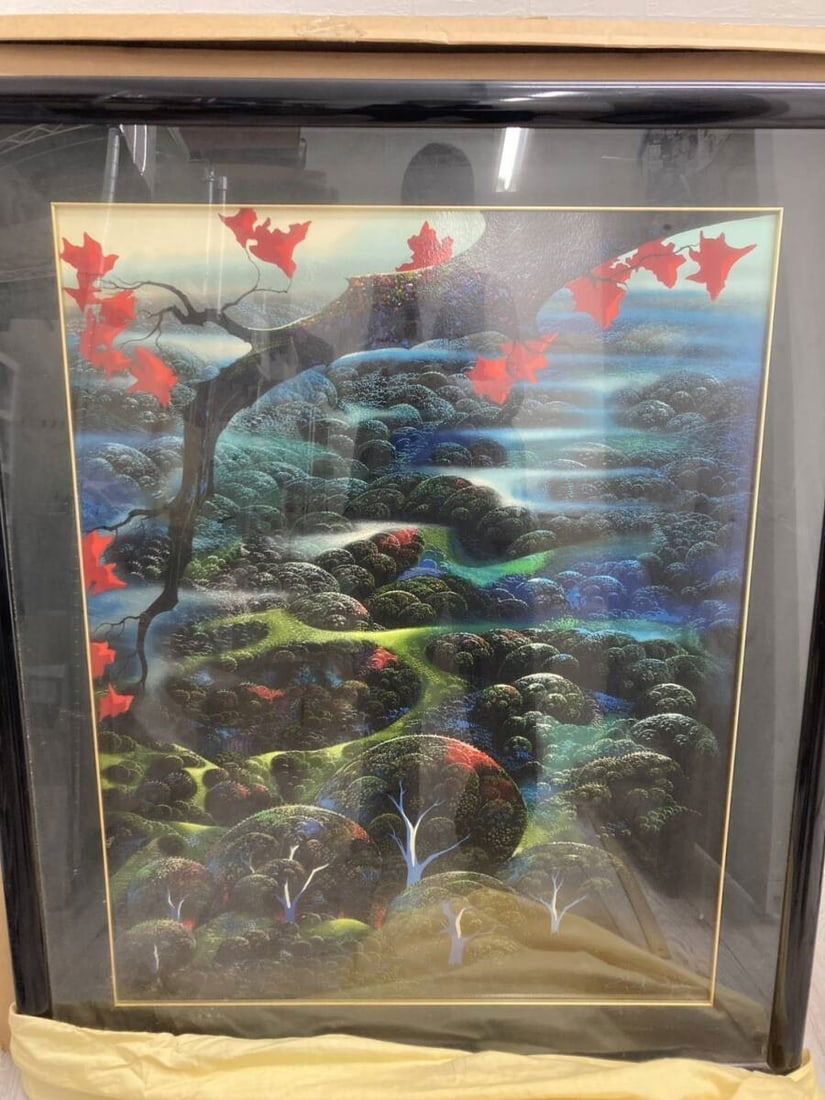 188 No Frame Eyvind Earle California Memory Silkscreen Print Signed ED 130/ (1 of 8)