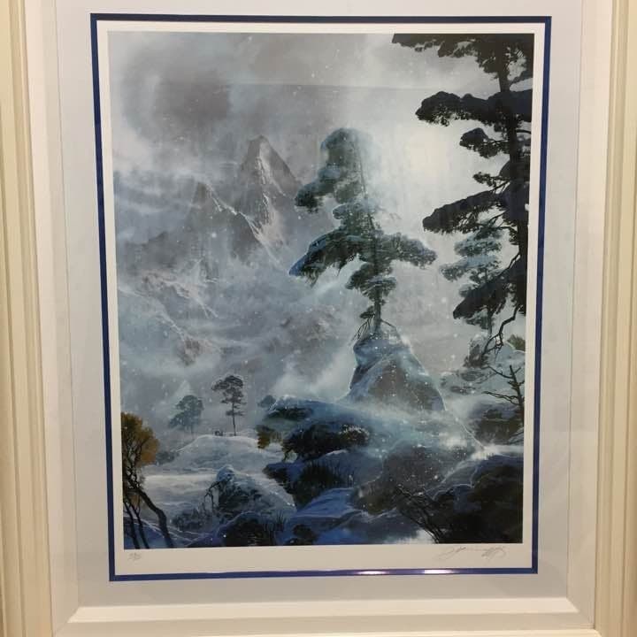 Art Dale Terbush Snowy Night Serigraph Pencil signature Framed ED 22/ 100 Vintage: Art Dale Terbush Snowy Night Serigraph Pencil signature Framed ED 22/ 100 Vintage This listing features Art Dale Terbush Snowy Night Serigraph Pencil signature Framed ED 22/ 100 Vintage. Item