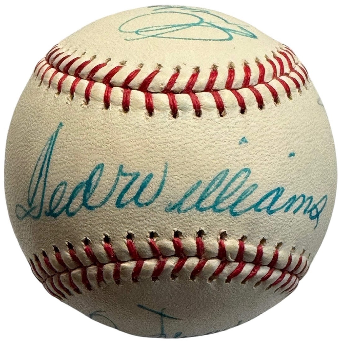 (JSA) Ted Williams Autographed Sears 40th Anniversary Baseball (1 of 6)