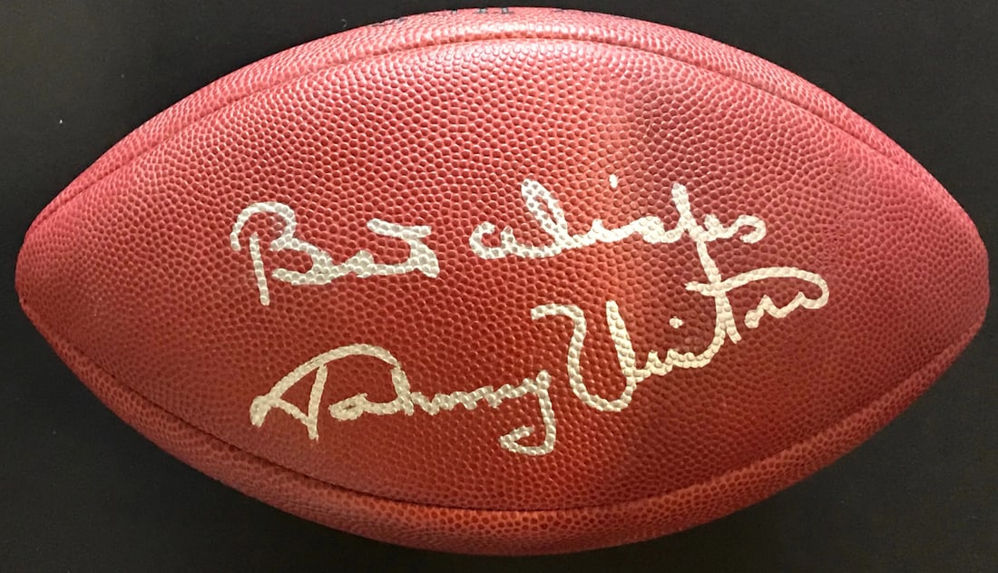 (JSA) Johnny Unitas Autographed Official NFL Football (1 of 4)