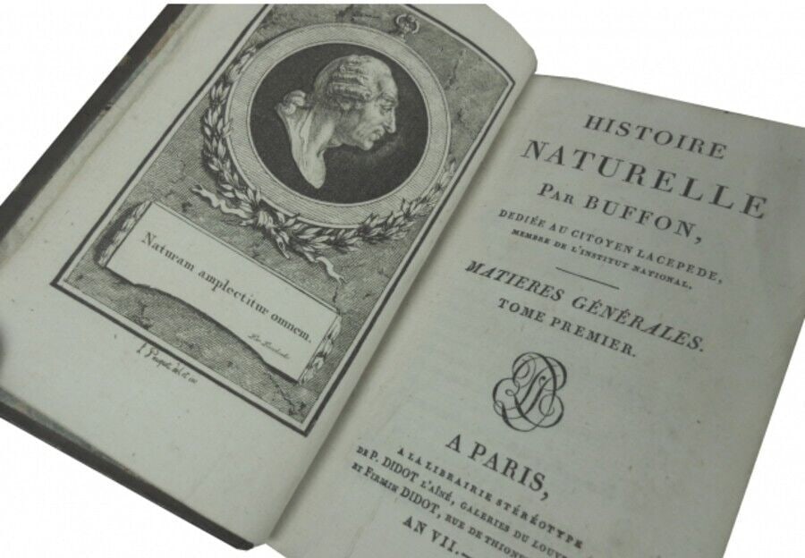 Histoire Naturelle 1799 French 74vol natural history Book - The Comte de Buffon (1 of 8)