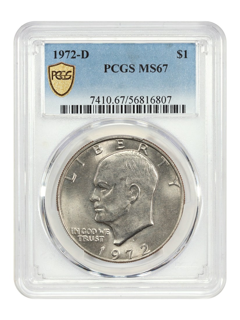 Ike Dollar - 1972-D $1 PCGS MS67 (1 of 4)