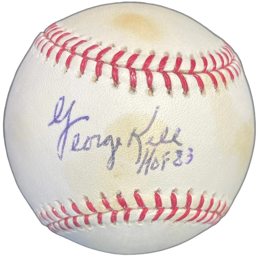 (JSA) George Kell Autographed Official Major League Baseball (1 of 2)