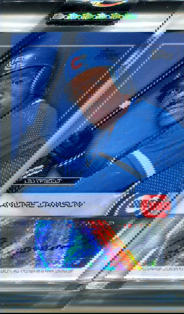 Card Andre Dawson 2009 Topps Sealed Autographed (1 of 1)