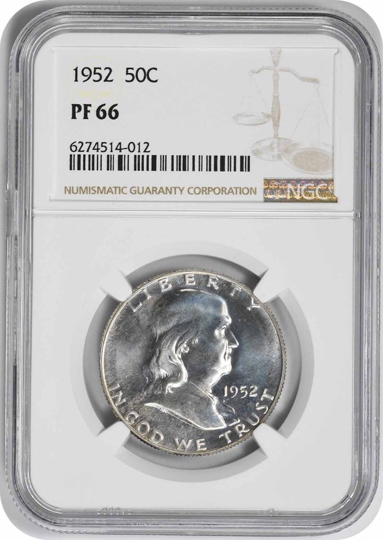 NGC 1952 Franklin Half Dollar PR66 (1 of 2)