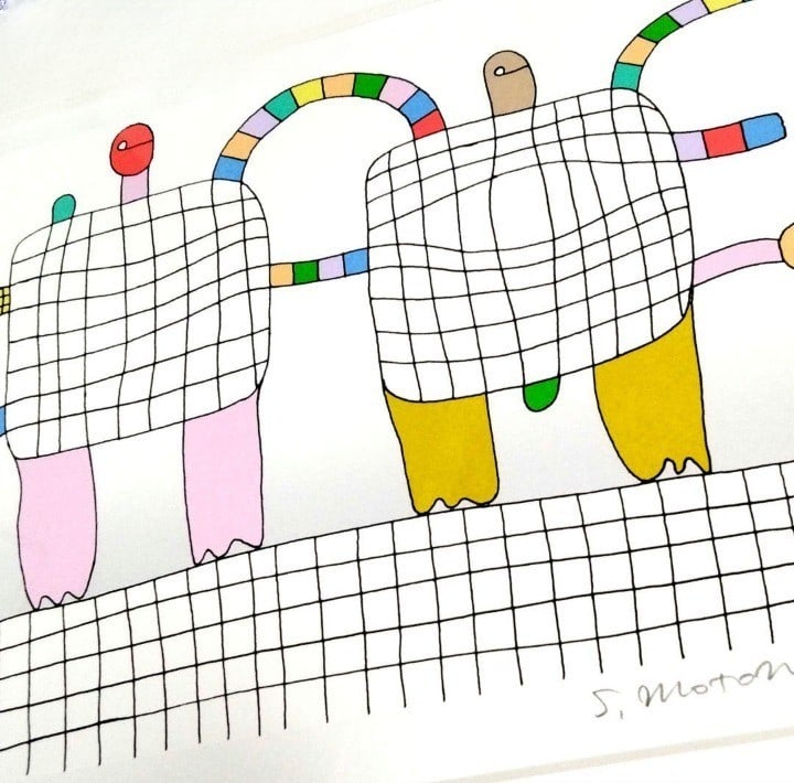 Box Sadamasa Motonaga Silkscreen Lithograph Signed ED AP Framed With: Box Sadamasa Motonaga Silkscreen Lithograph Signed ED AP Framed With This listing features Box Sadamasa Motonaga Silkscreen Lithograph Signed ED AP Framed With. Item specifics are provided below. 