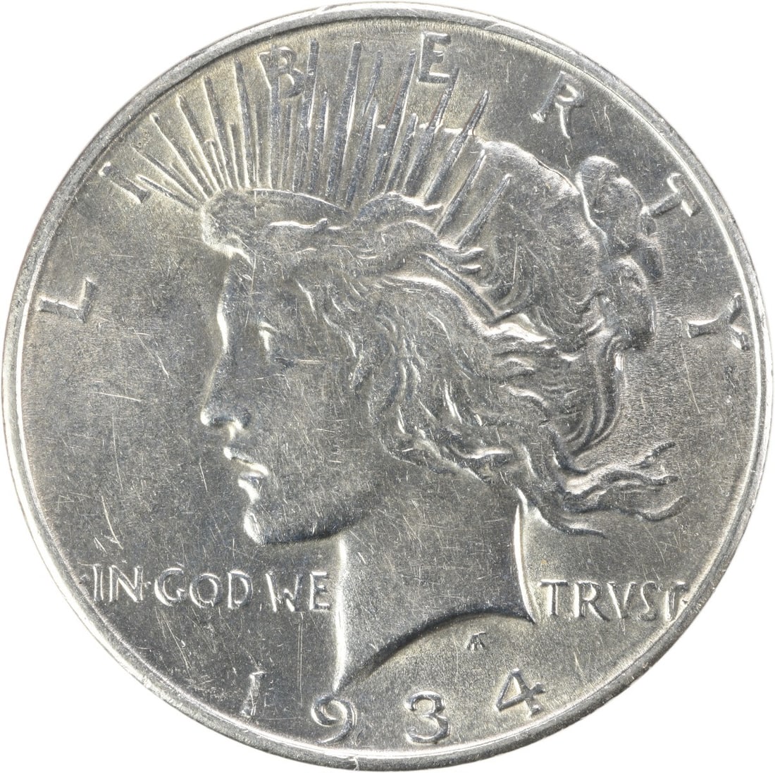 Uncertified 1934-D Peace Silver Dollar AU: Uncertified 1934-D Peace Silver Dollar AU This listing features Uncertified 1934-D Peace Silver Dollar AU. Item specifics are provided below. Item Specifics: Certification: Uncertified Circulated/Unci