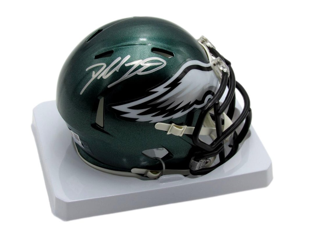 192988 Dallas Goedert Signed/ Auto Eagles Mini Speed Replica Helmet Fanatics: 192988 Dallas Goedert Signed/ Auto Eagles Mini Speed Replica Helmet Fanatics This listing features 192988 Dallas Goedert Signed/ Auto Eagles Mini Speed Replica Helmet Fanatics. Item specifics are